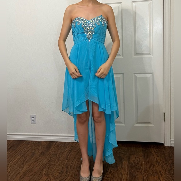 Bee Darlin Formal High Low Dress Size 5/6 - Picture 4 of 9